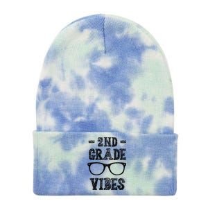 2nd Grade Vibes Tie Dye 12in Knit Beanie