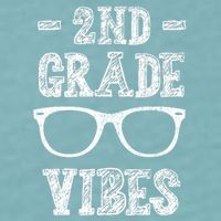 2nd Grade Vibes Sueded Cloud Jersey T-Shirt