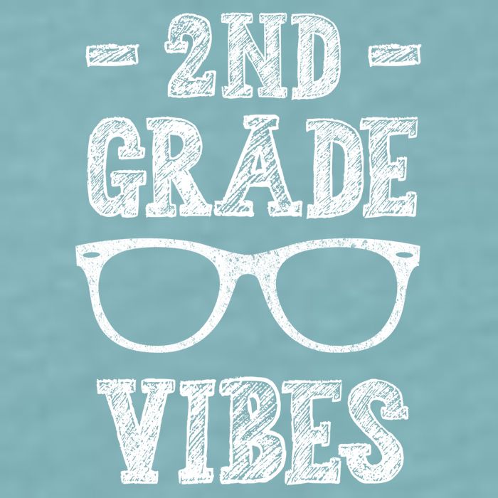 2nd Grade Vibes Sueded Cloud Jersey T-Shirt