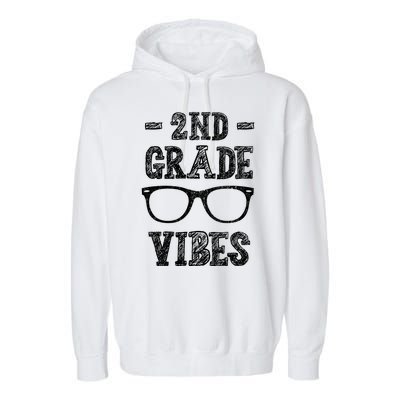 2nd Grade Vibes Garment-Dyed Fleece Hoodie