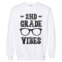 2nd Grade Vibes Garment-Dyed Sweatshirt