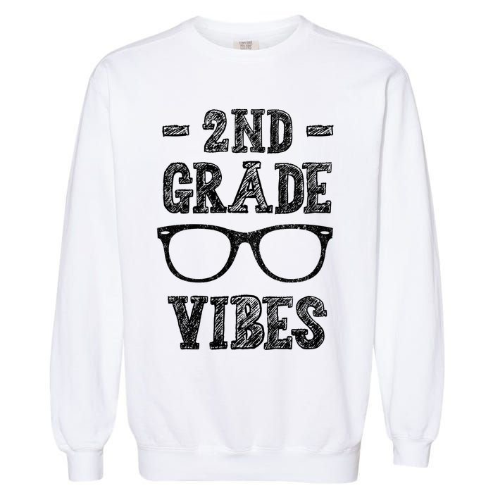 2nd Grade Vibes Garment-Dyed Sweatshirt