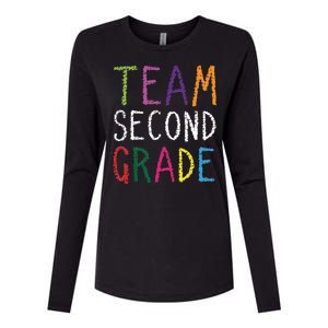 2nd Team Second Grade Womens Cotton Relaxed Long Sleeve T-Shirt