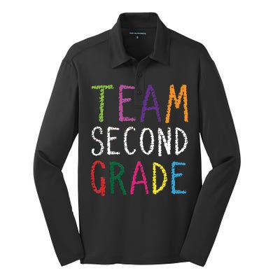 2nd Team Second Grade Silk Touch Performance Long Sleeve Polo