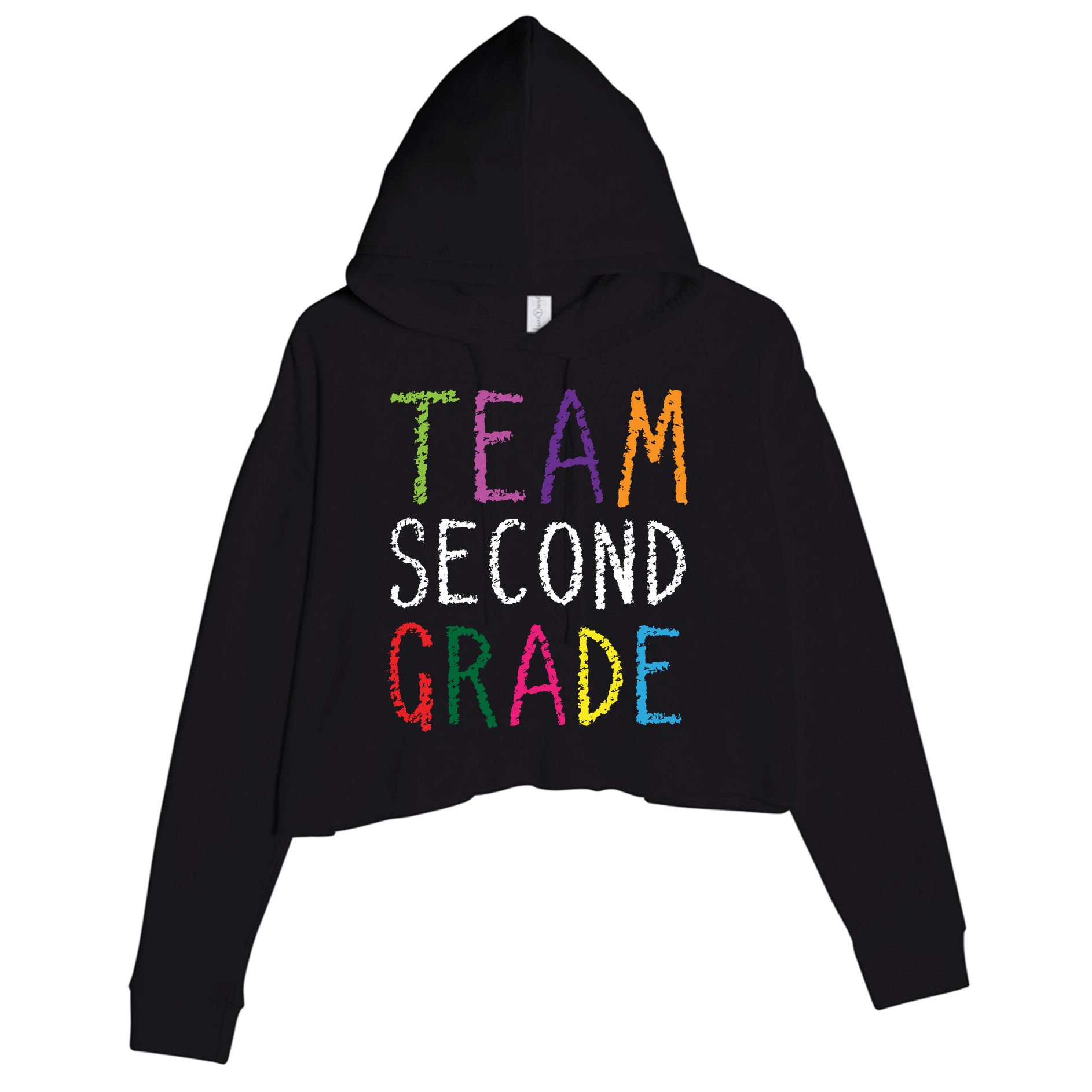 2nd Team Second Grade Crop Fleece Hoodie