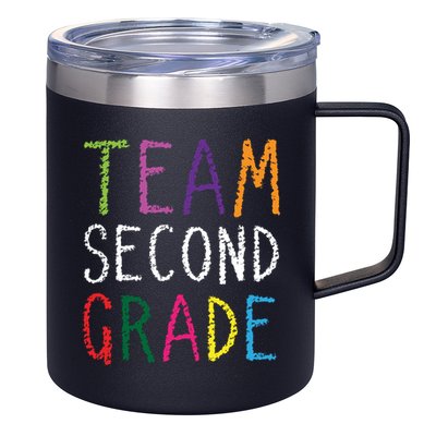 2nd Team Second Grade 12oz Stainless Steel Coffee Mug
