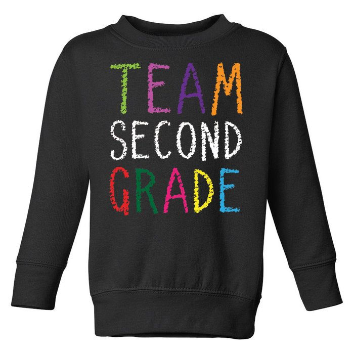 2nd Team Second Grade Toddler Sweatshirt