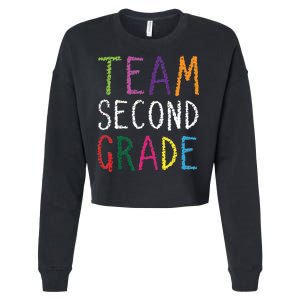 2nd Team Second Grade Cropped Pullover Crew