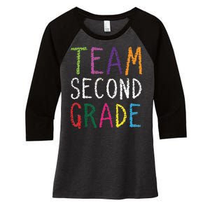 2nd Team Second Grade Women's Tri-Blend 3/4-Sleeve Raglan Shirt