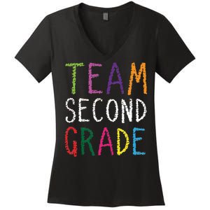 2nd Team Second Grade Women's V-Neck T-Shirt