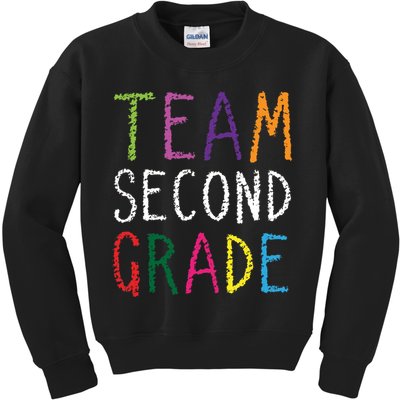 2nd Team Second Grade Kids Sweatshirt