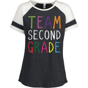 2nd Team Second Grade Enza Ladies Jersey Colorblock Tee