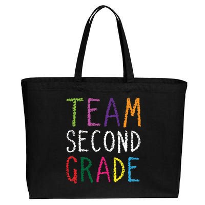 2nd Team Second Grade Cotton Canvas Jumbo Tote