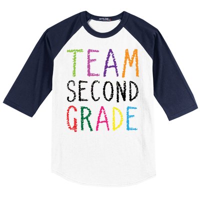 2nd Team Second Grade Baseball Sleeve Shirt