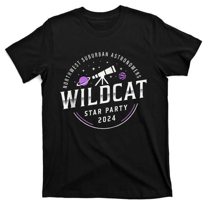 2024 Northwest Suburban Astronomers Wildcat Star Party T-Shirt