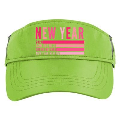 2024 New Year Same Hot Mess Cheers Bitches Gift Adult Drive Performance Visor