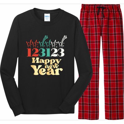 2024 New Years Eve 123123 Cute Gift Long Sleeve Pajama Set