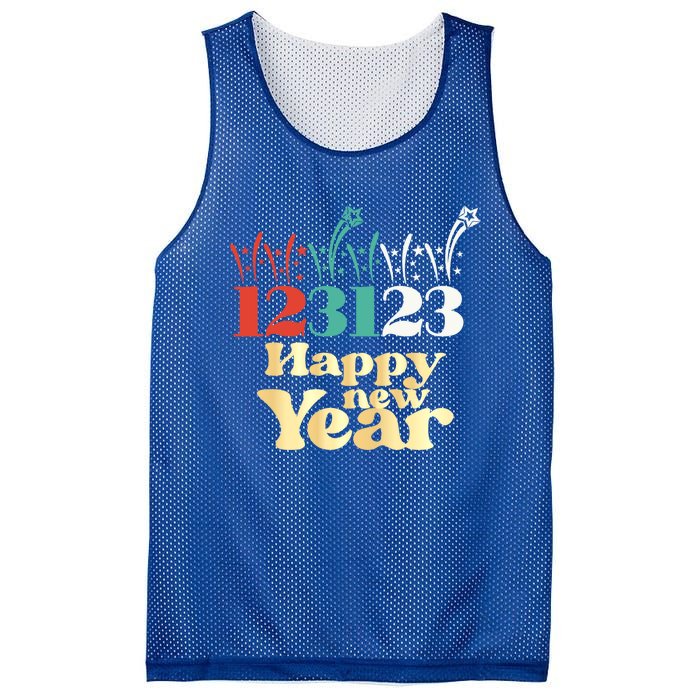 2024 New Years Eve 123123 Cute Gift Mesh Reversible Basketball Jersey Tank