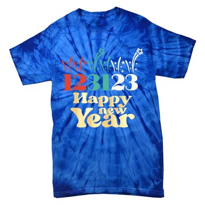 2024 New Years Eve 123123 Cute Gift Tie-Dye T-Shirt