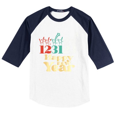 2024 New Years Eve 123123 Cute Gift Baseball Sleeve Shirt