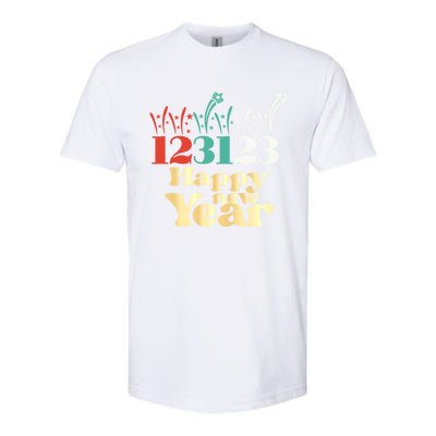 2024 New Years Eve 123123 Cute Gift Softstyle CVC T-Shirt