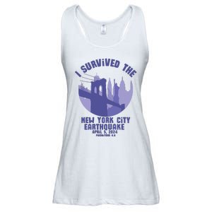 2024 New York City Earthquake Survivor Ladies Essential Flowy Tank