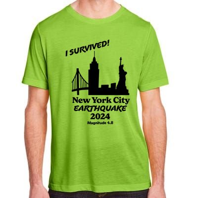 2024 New York City Earthquake Survivor Natural Disaster Adult ChromaSoft Performance T-Shirt