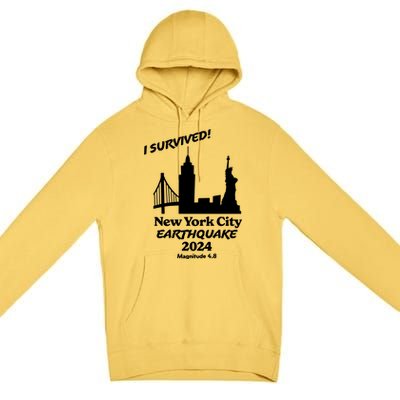 2024 New York City Earthquake Survivor Natural Disaster Premium Pullover Hoodie