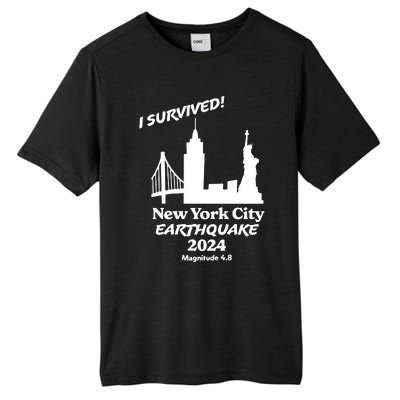 2024 New York City Earthquake Survivor Natural Disaster Tall Fusion ChromaSoft Performance T-Shirt