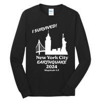 2024 New York City Earthquake Survivor Natural Disaster Tall Long Sleeve T-Shirt