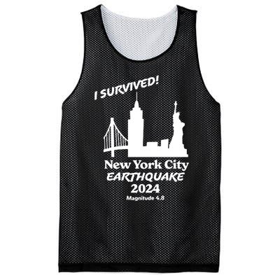 2024 New York City Earthquake Survivor Natural Disaster Mesh Reversible Basketball Jersey Tank