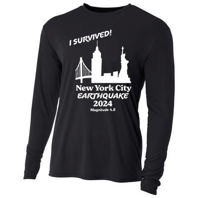 2024 New York City Earthquake Survivor Natural Disaster Cooling Performance Long Sleeve Crew