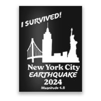 2024 New York City Earthquake Survivor Natural Disaster Poster