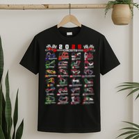 2025 Open Wheel Formula Racing World Circuits Race Tracks T-Shirt