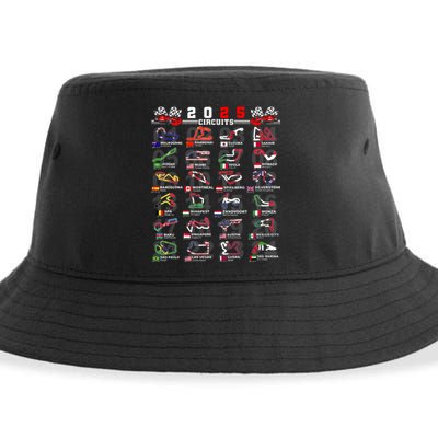 2025 Open Wheel Formula Racing World Circuits Race Tracks Sustainable Bucket Hat