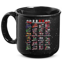 2025 Open Wheel Formula Racing World Circuits Race Tracks 15oz Campfire Ceramic Mug