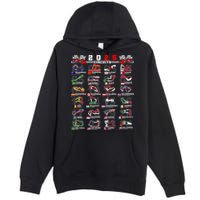 2025 Open Wheel Formula Racing World Circuits Race Tracks Premium Pullover Hoodie