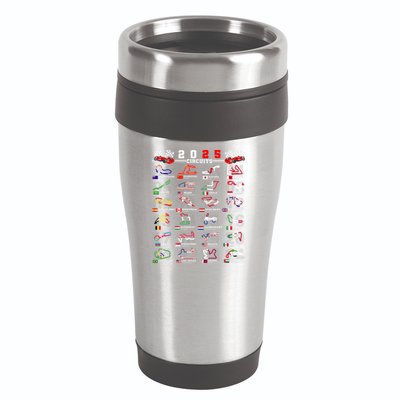 2025 Open Wheel Formula Racing World Circuits Race Tracks 16oz Travel Tumbler