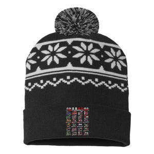 2025 Open Wheel Formula Racing World Circuits Race Tracks USA-Made Snowflake Beanie