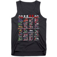 2025 Open Wheel Formula Racing World Circuits Race Tracks Tank Top
