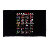 2025 Open Wheel Formula Racing World Circuits Race Tracks Microfiber Hand Towel