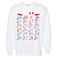 2025 Open Wheel Formula Racing World Circuits Race Tracks Garment-Dyed Sweatshirt