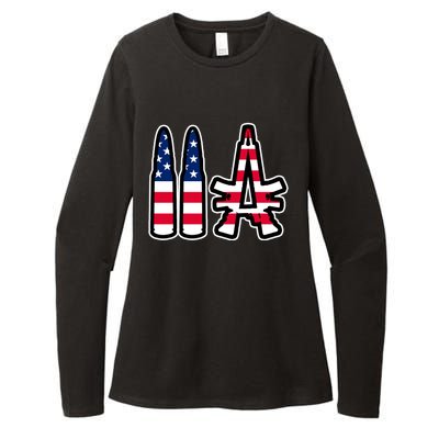 2A Patriotic Womens CVC Long Sleeve Shirt