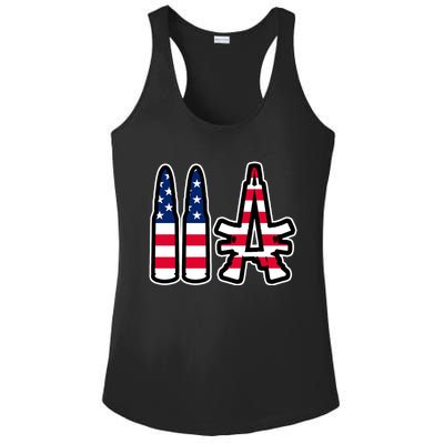 2A Patriotic Ladies PosiCharge Competitor Racerback Tank