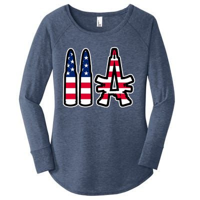 2A Patriotic Women's Perfect Tri Tunic Long Sleeve Shirt