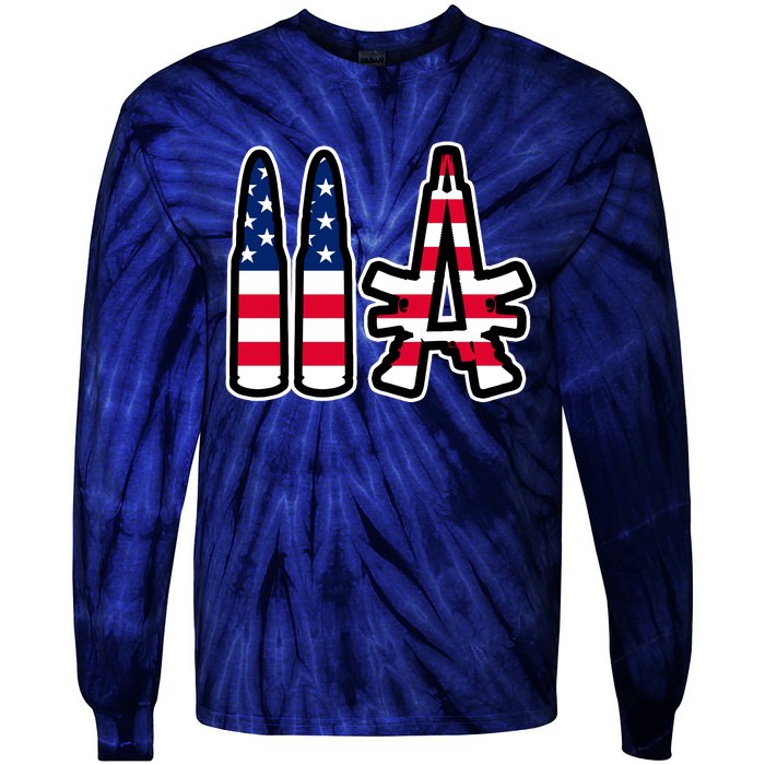 2A Patriotic Tie-Dye Long Sleeve Shirt