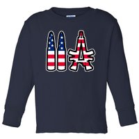 2A Patriotic Toddler Long Sleeve Shirt