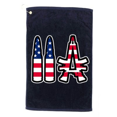 2A Patriotic Platinum Collection Golf Towel