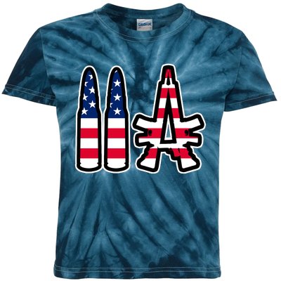 2A Patriotic Kids Tie-Dye T-Shirt