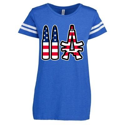 2A Patriotic Enza Ladies Jersey Football T-Shirt